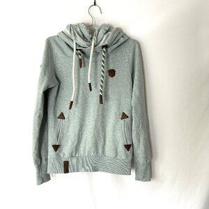 Naketano Double Funnel Hoodie Aqua S